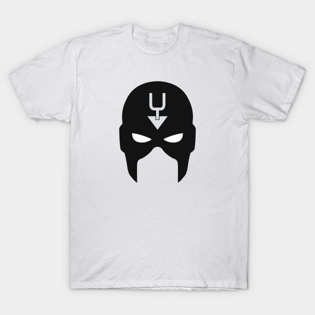 Black Bolt Mask T-Shirt by Minimalist Heroes